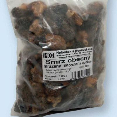 Smrž obecný mražený 1 kg